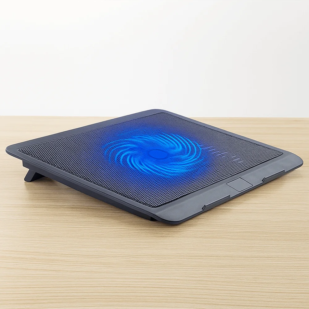 Durable Adjustable Laptop Cooling Pad USB Port Metal Mesh Laptop Cooler Fan LED Light Laptop Cooling Stand Office Durable Adjustable Laptop Cooling Pad USB Port Metal Mesh Laptop Cooler Fan LED Light Laptop Cooling Stand Office