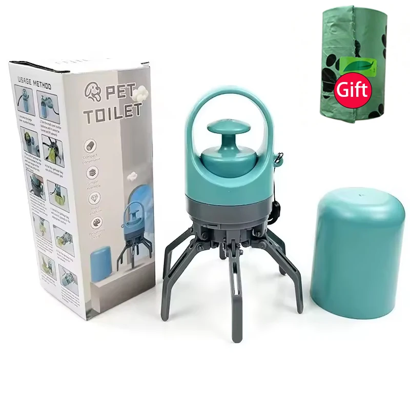 Portable Outdoor Pet Waste Bag with 6-Claw Poop Scooper for Dogs Cats Travel Eco-Friendly Durable Collector Cleaning Tool