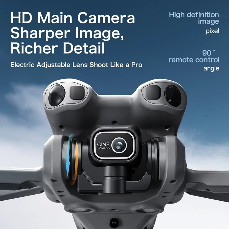 GT50 RC Drone 8K HD Aerial Photography Remote Control Aircraft Dual Camera WIFI GPS Three Sided Obstacle Avoidance Quadcopter